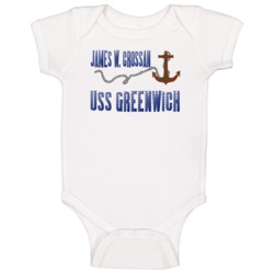 Anchor Navy Ship Customizable Baby One Piece Anchor Navy Ship Customizable Baby One Piece