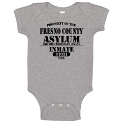 Michigan Insane Prison Asylum Baby One Piece Michigan Insane Prison Asylum Baby One Piece