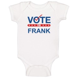 Vote For Election School Work Politics Frank Baby One Piece Vote For Election School Work Politics Frank Baby One Piece