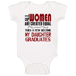 Woman Graduate Customizable Baby One Piece Woman Graduate Customizable Baby One Piece