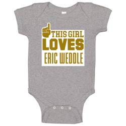 This Girl Loves Eric Weddle Baltimore Football Team Fan Baby One Piece This Girl Loves Eric Weddle Baltimore Football Team Fan Baby One Piece