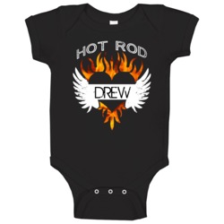 Cool Flame Heart Baby One Piece Cool Flame Heart Baby One Piece