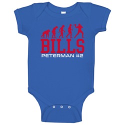 Evolution Nathan Peterman Buffalo Football Team Fan Baby One Piece Evolution Nathan Peterman Buffalo Football Team Fan Baby One Piece