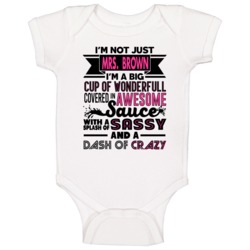 Wonderful Awesome Baby One Piece Wonderful Awesome Baby One Piece