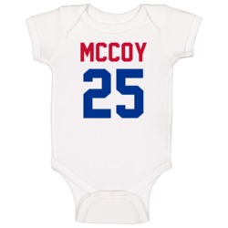 Jersey Back Lesean Mccoy Buffalo Football Team Fan For White Baby One Jersey Back Lesean Mccoy Buffalo Football Team Fan For White Baby One
