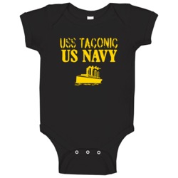 Uss Taconic Us Navy Ship Crew Boat Baby One Piece Uss Taconic Us Navy Ship Crew Boat Baby One Piece