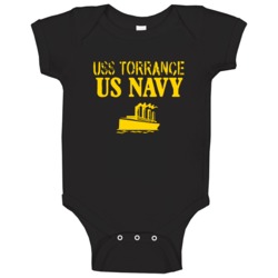 Uss Torrance Us Navy Ship Crew Boat Baby One Piece Uss Torrance Us Navy Ship Crew Boat Baby One Piece