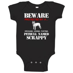 Pitbull Security Guarddog Funny Dog Best Friend Heart Baby One Piece Pitbull Security Guarddog Funny Dog Best Friend Heart Baby One Piece