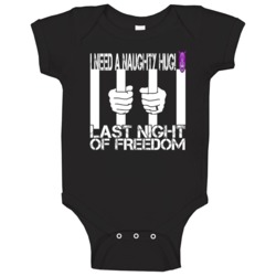 Last Night Of Freedom Bachelor Party Name Customizable Baby One Piece Last Night Of Freedom Bachelor Party Name Customizable Baby One Piece