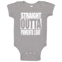 Straight Outta Parody Customizable Baby One Piece Straight Outta Parody Customizable Baby One Piece