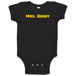 Mrs Miss Ms Last Name Surname Berry Baby One Piece Mrs Miss Ms Last Name Surname Berry Baby One Piece