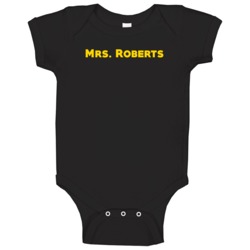 Mrs Miss Ms Last Name Surname Roberts Baby One Piece Mrs Miss Ms Last Name Surname Roberts Baby One Piece