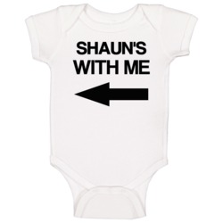 Shaun's With Me Couples Relationship Boyfriend Baby One Piece Shaun's With Me Couples Relationship Boyfriend Baby One Piece