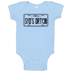100 Percent Name License Plate Customizable Baby One Piece 100 Percent Name License Plate Customizable Baby One Piece