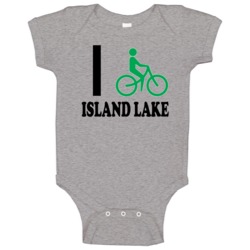 Michigan I Bike Bicycle Baby One Piece Michigan I Bike Bicycle Baby One Piece