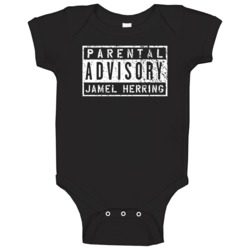 Jamel Herring Parental Asdvisory Sign Boxer Boxing Fighting Fan Baby O Jamel Herring Parental Asdvisory Sign Boxer Boxing Fighting Fan Baby O