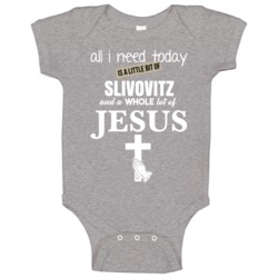 And Jesus Funny Drinking Baby One Piece And Jesus Funny Drinking Baby One Piece