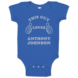 Anthony Johnson This Guy Loves Dallas Texas Sports Basketball Baby One Anthony Johnson This Guy Loves Dallas Texas Sports Basketball Baby One
