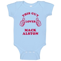 Mack Alston This Guy Loves Houston Texas Sports Football Baby One Piec Mack Alston This Guy Loves Houston Texas Sports Football Baby One Piec