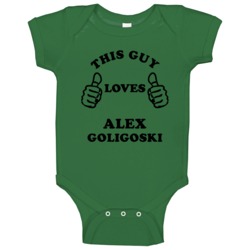 Alex Goligoski This Guy Loves Dallas Texas Sports Hockey Baby One Piec Alex Goligoski This Guy Loves Dallas Texas Sports Hockey Baby One Piec