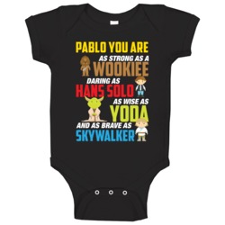 Pablo Dad Strong Daring Wise Brave Star Wars Father's Day Baby One Pie Pablo Dad Strong Daring Wise Brave Star Wars Father's Day Baby One Pie