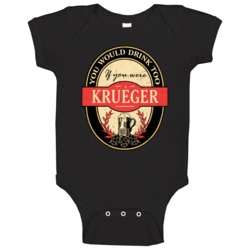 You Would Drink Too If You Are A Krueger Beer Label Last Name Worn Loo You Would Drink Too If You Are A Krueger Beer Label Last Name Worn Loo