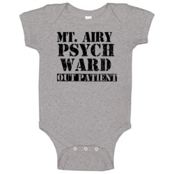 Psych Ward Funny Halloween City Costume Baby One Piece Psych Ward Funny Halloween City Costume Baby One Piece