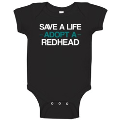 Redhead Save A Life Adopt An Animal Baby One Piece Redhead Save A Life Adopt An Animal Baby One Piece