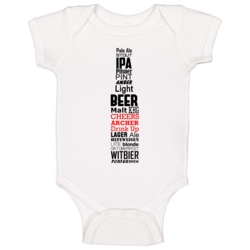 Archer Cheers Drink Up Beer Bottle Fun Baby One Piece Archer Cheers Drink Up Beer Bottle Fun Baby One Piece