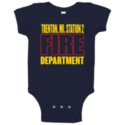 Fire Department Personalized City Customizable Baby One Piece Fire Department Personalized City Customizable Baby One Piece