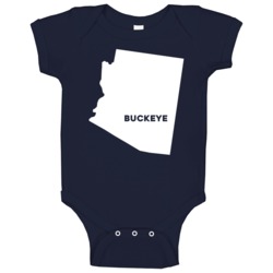 Buckeye Arizona Custom City Patriotic Usa Baby One Piece Buckeye Arizona Custom City Patriotic Usa Baby One Piece