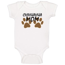 Paws Mom Chihuahua Mom Baby One Piece Paws Mom Chihuahua Mom Baby One Piece