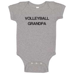 Volleyball Grandpa Sports And Activities Baby One Piece Volleyball Grandpa Sports And Activities Baby One Piece