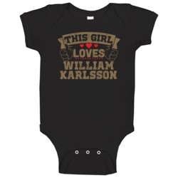 William Karlsson This Girl Loves Vegas Hockey Sports Athlete Baby One William Karlsson This Girl Loves Vegas Hockey Sports Athlete Baby One