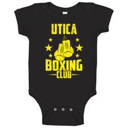 Utica New York Boxing Club Cool Sports Fitness Baby One Piece Utica New York Boxing Club Cool Sports Fitness Baby One Piece