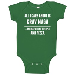 All I Care About Is Krav Maga Sports Baby One Piece All I Care About Is Krav Maga Sports Baby One Piece