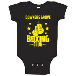 Downers Grove Illinois Boxing Club Cool Sports Fitness Baby One Piece Downers Grove Illinois Boxing Club Cool Sports Fitness Baby One Piece