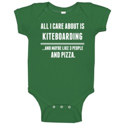 All I Care About Is Kiteboarding Sports Baby One Piece All I Care About Is Kiteboarding Sports Baby One Piece