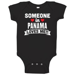 Someone In Panama Oklahoma Loves Me Funny Cool City Baby One Piece Someone In Panama Oklahoma Loves Me Funny Cool City Baby One Piece