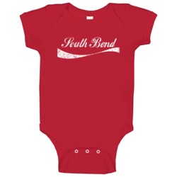 South Bend Indiana Cola Parody City Cool Worn Look Baby One Piece South Bend Indiana Cola Parody City Cool Worn Look Baby One Piece