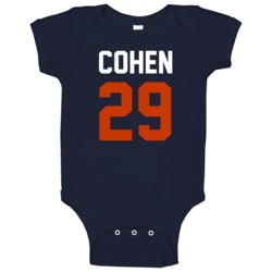 Jersey Back Tarik Cohen Chicago Football Team Fan For Navy Baby One Pi Jersey Back Tarik Cohen Chicago Football Team Fan For Navy Baby One Pi