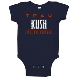 Live Love Football Eric Kush Chicago Football Team Fan For White Baby Live Love Football Eric Kush Chicago Football Team Fan For White Baby