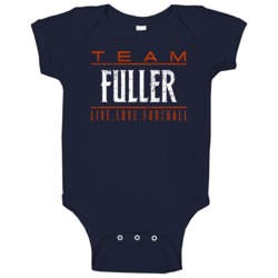 Live Love Football Kyle Fuller Chicago Football Team Fan For White Bab Live Love Football Kyle Fuller Chicago Football Team Fan For White Bab