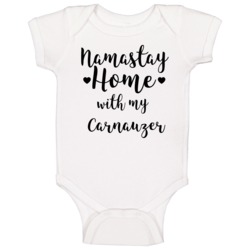Namastay At Home With My Carnauzer Baby One Piece Namastay At Home With My Carnauzer Baby One Piece