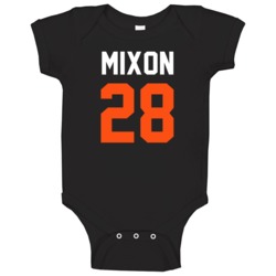 Jersey Back Joe Mixon Cincinnati Football Team Fan For Black Baby One Jersey Back Joe Mixon Cincinnati Football Team Fan For Black Baby One