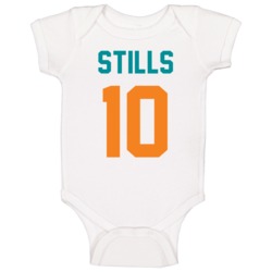 Jersey Back Kenny Stills Miami Football Team Fan For White Baby One Pi Jersey Back Kenny Stills Miami Football Team Fan For White Baby One Pi