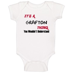 Grafton It's A Thing You Wouldn't Understand Baby One Piece Grafton It's A Thing You Wouldn't Understand Baby One Piece
