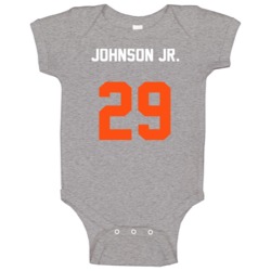 Jersey Back Duke Johnson Jr Cleveland Football Team Fan For Brown Baby Jersey Back Duke Johnson Jr Cleveland Football Team Fan For Brown Baby