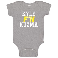 Kyle Kuzma Los Angeles L F'n Basketball Sports Athlete Fan Baby One Pi Kyle Kuzma Los Angeles L F'n Basketball Sports Athlete Fan Baby One Pi