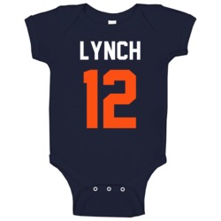 Jersey Back Paxton Lynch Denver Football Team Fan For Navy Baby One Pi Jersey Back Paxton Lynch Denver Football Team Fan For Navy Baby One Pi